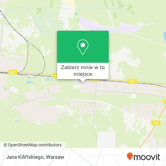 Mapa Jana Kilińskiego