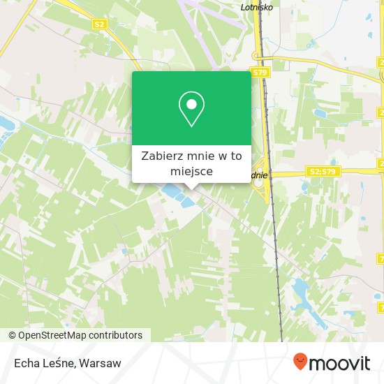 Mapa Echa Leśne