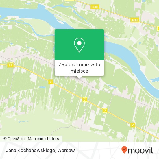 Mapa Jana Kochanowskiego