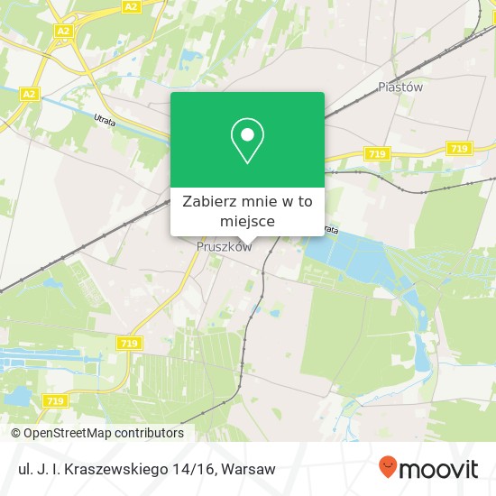 Mapa ul. J. I. Kraszewskiego 14/16