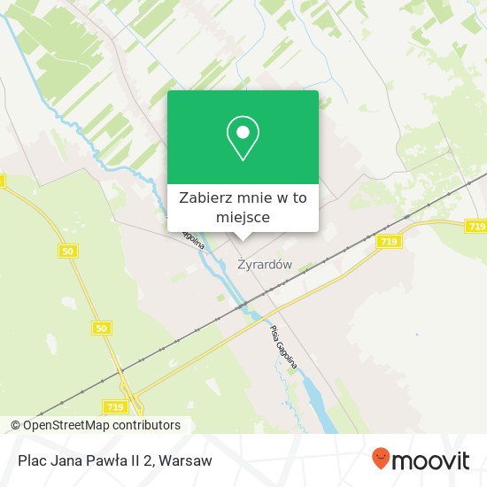 Mapa Plac Jana Pawła II 2