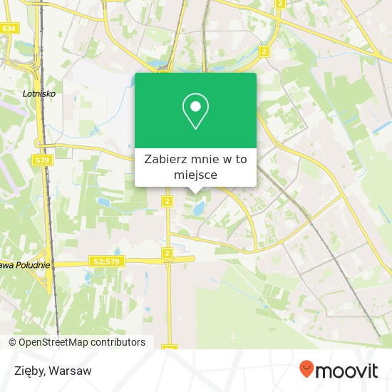 Mapa Zięby