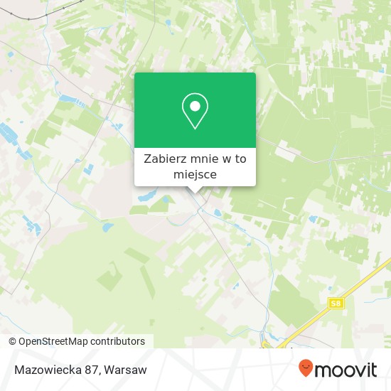 Mapa Mazowiecka 87