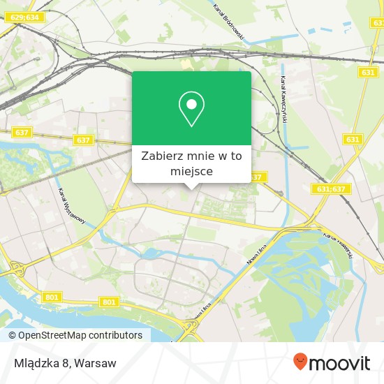 Mapa Mlądzka 8