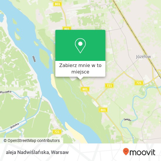 Mapa aleja Nadwiślańska