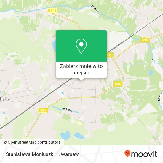 Mapa Stanisława Moniuszki 1