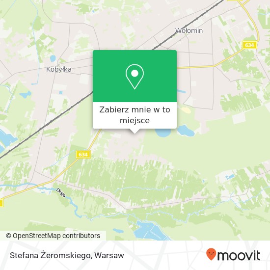 Mapa Stefana Żeromskiego