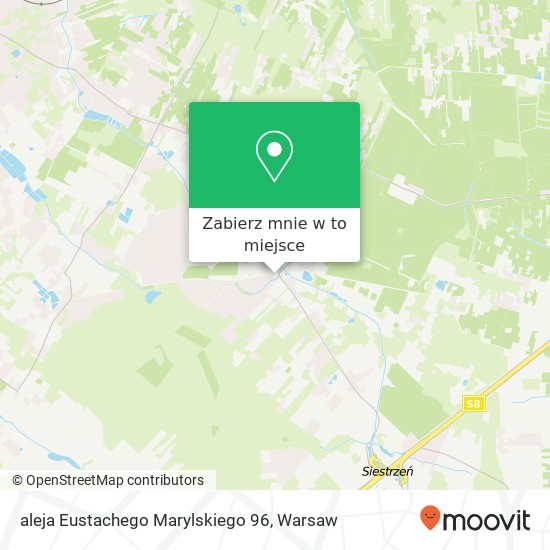 Mapa aleja Eustachego Marylskiego 96