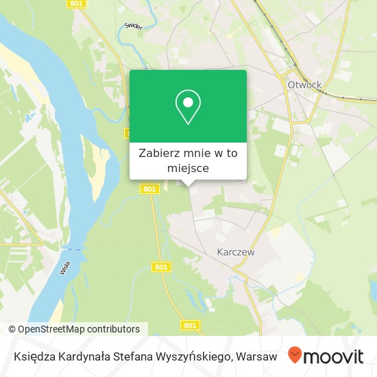 Mapa Księdza Kardynała Stefana Wyszyńskiego