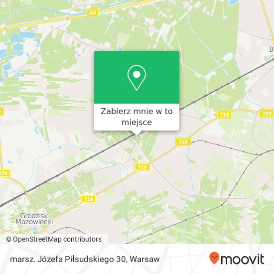 Mapa marsz. Józefa Piłsudskiego 30