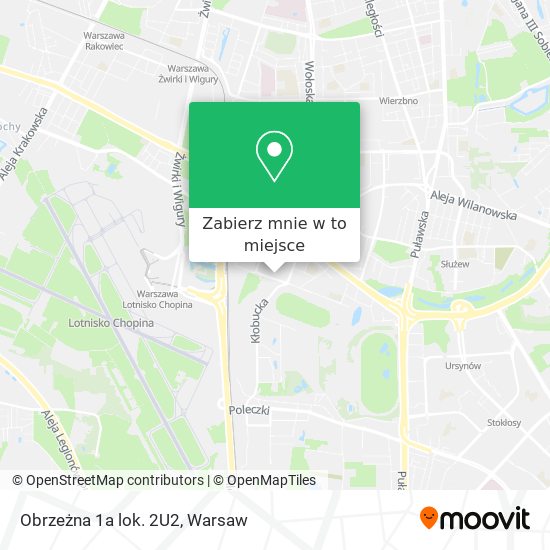 Mapa Obrzeżna 1a lok. 2U2