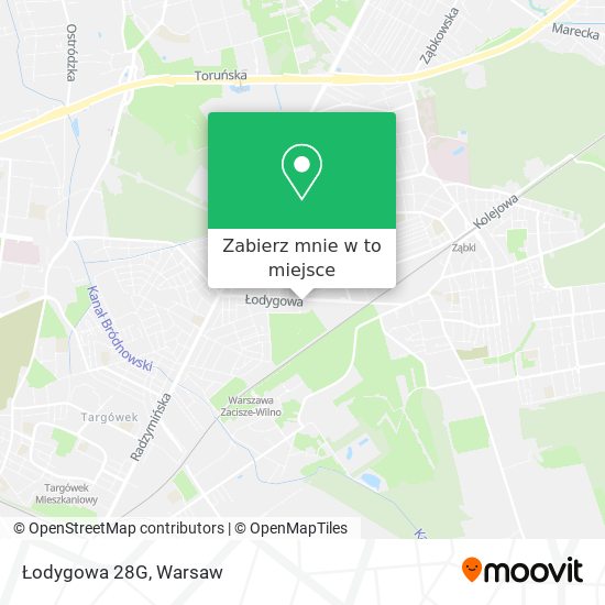 Mapa Łodygowa 28G