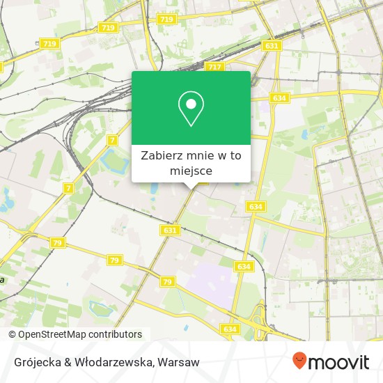 Mapa Grójecka & Włodarzewska