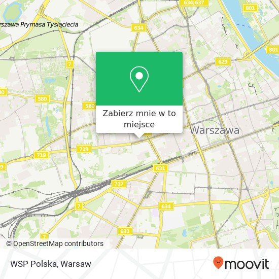 Mapa WSP Polska