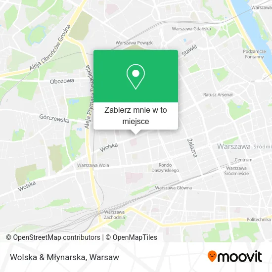 Mapa Wolska & Młynarska