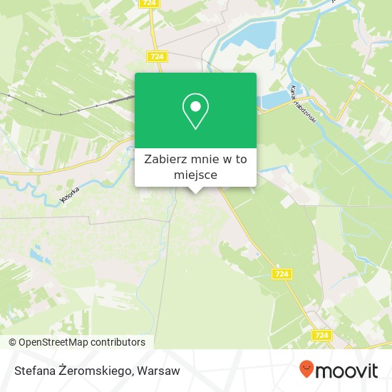 Mapa Stefana Żeromskiego