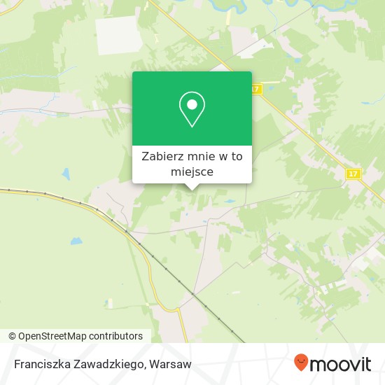 Mapa Franciszka Zawadzkiego