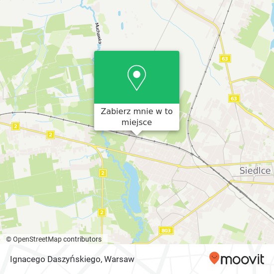 Mapa Ignacego Daszyńskiego