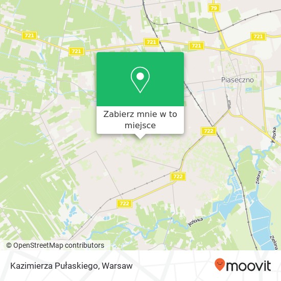 Mapa Kazimierza Pułaskiego