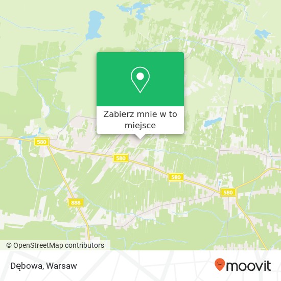 Mapa Dębowa