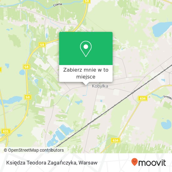 Mapa Księdza Teodora Zagańczyka