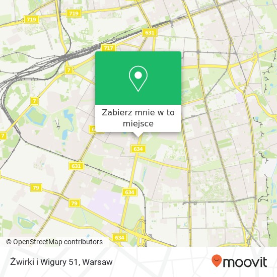 Mapa Żwirki i Wigury 51