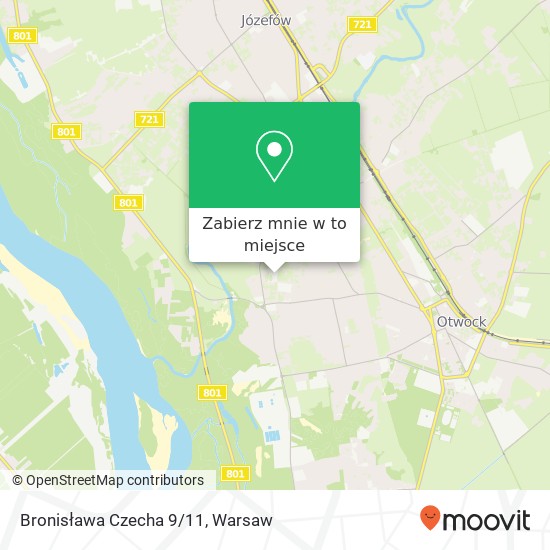 Mapa Bronisława Czecha 9/11