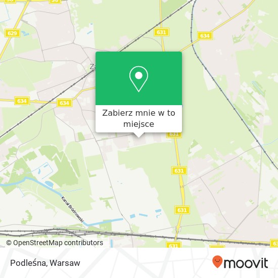 Mapa Podleśna