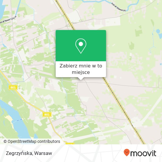 Mapa Zegrzyńska