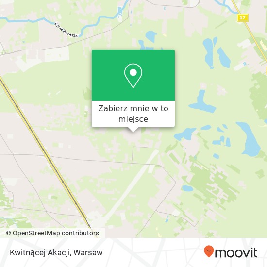 Mapa Kwitnącej Akacji