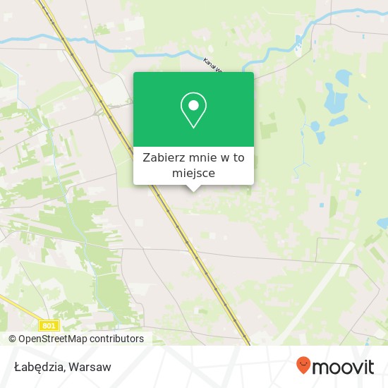 Mapa Łabędzia