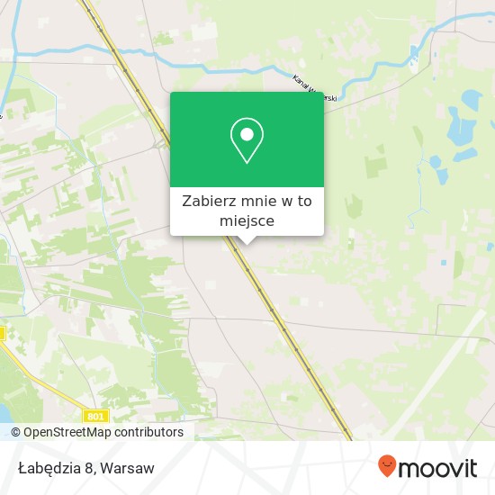 Mapa Łabędzia 8