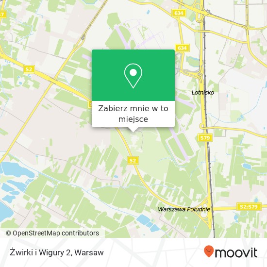 Mapa Żwirki i Wigury 2