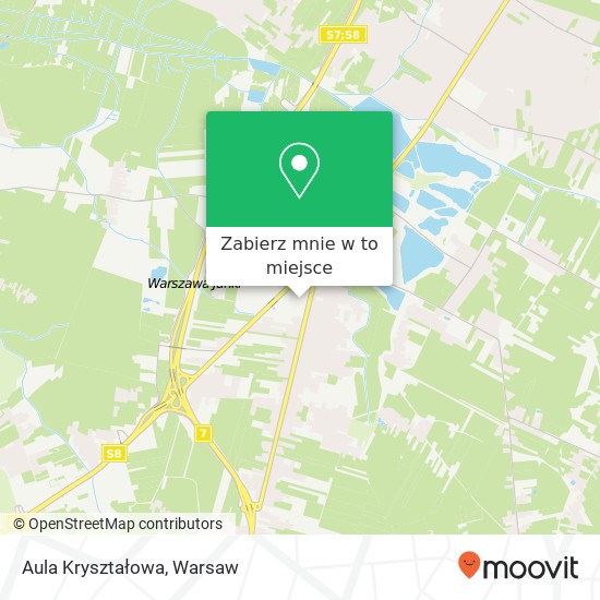 Mapa Aula Kryształowa