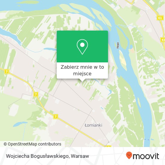 Mapa Wojciecha Bogusławskiego