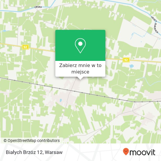 Mapa Białych Brzóz 12