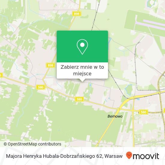 Mapa Majora Henryka Hubala-Dobrzańskiego 62