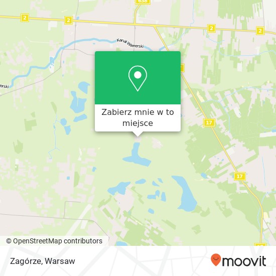 Mapa Zagórze