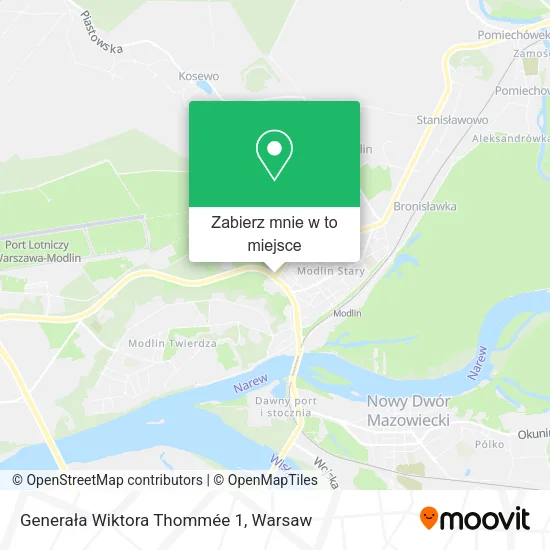 Mapa Generała Wiktora Thommée 1