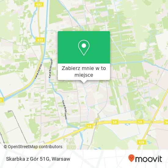 Mapa Skarbka z Gór 51G