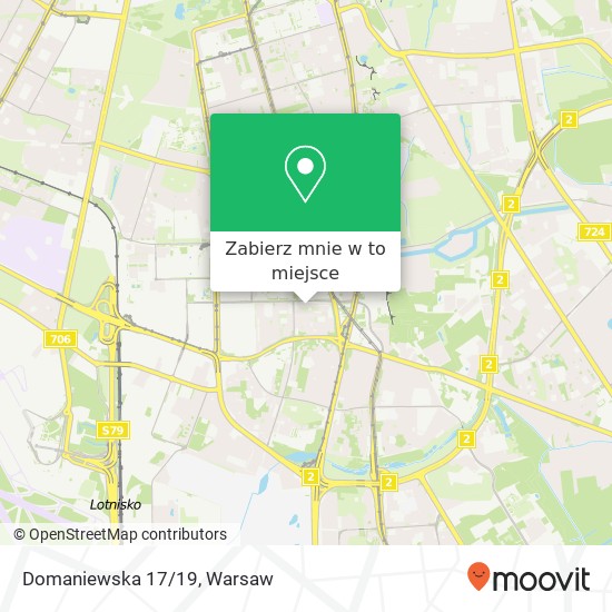 Mapa Domaniewska 17/19