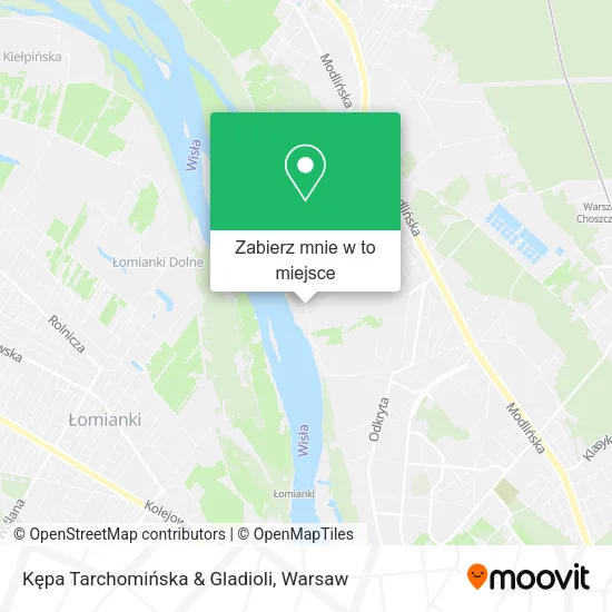 Mapa Kępa Tarchomińska & Gladioli
