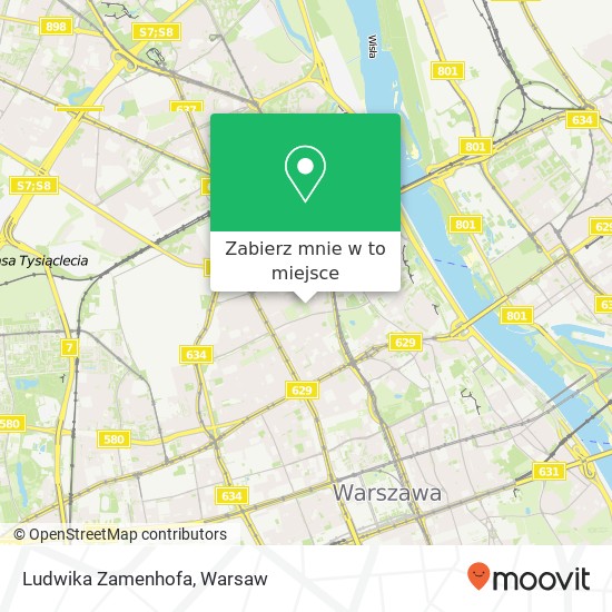 Mapa Ludwika Zamenhofa