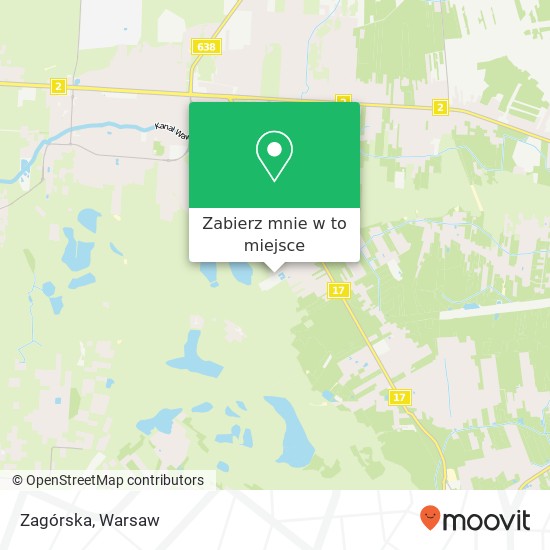 Mapa Zagórska