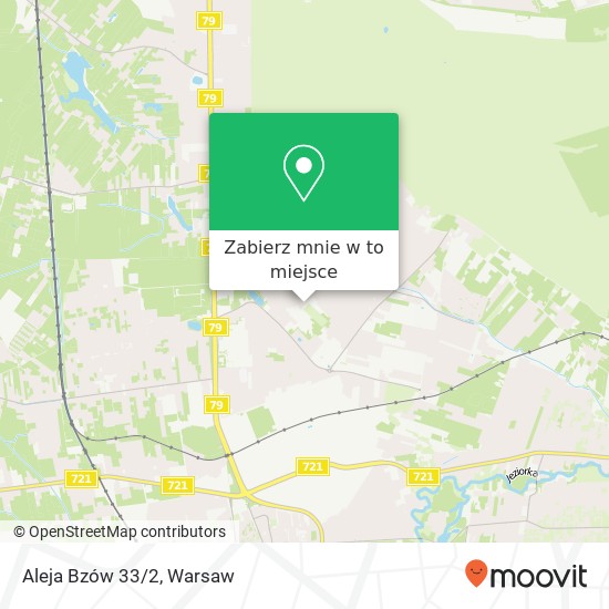 Mapa Aleja Bzów 33/2