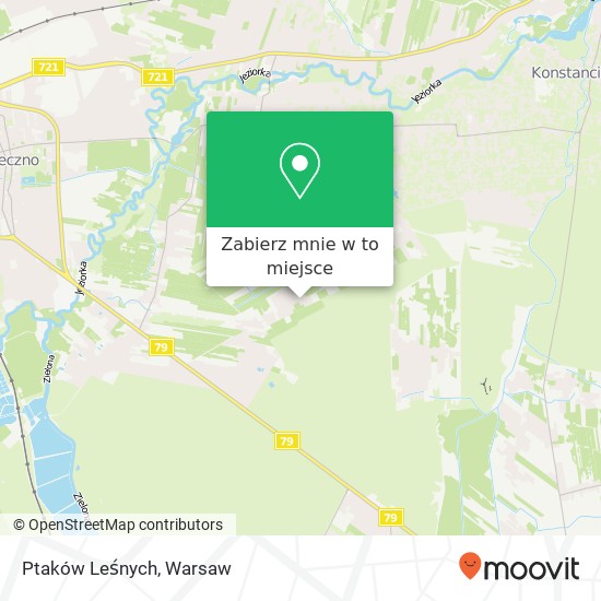 Mapa Ptaków Leśnych