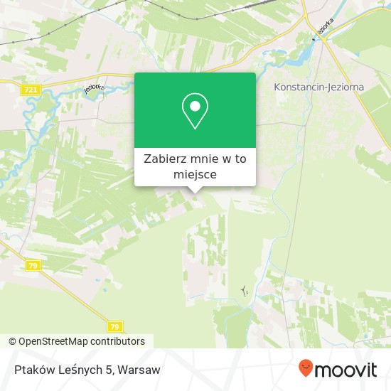 Mapa Ptaków Leśnych 5