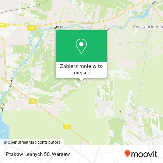 Mapa Ptaków Leśnych 50