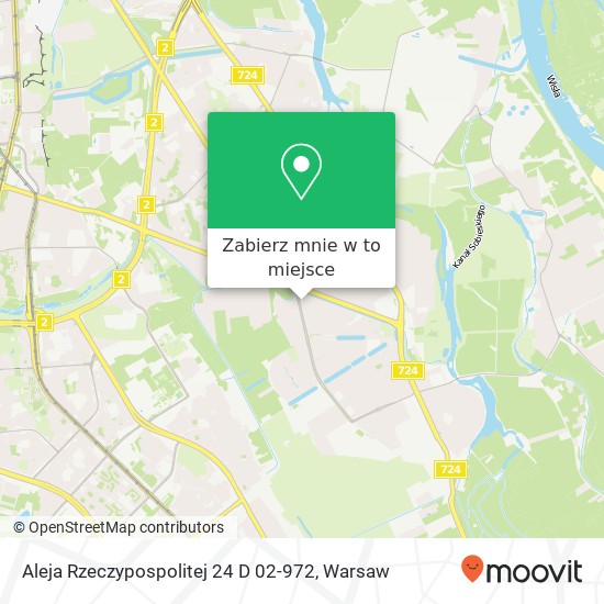 Mapa Aleja Rzeczypospolitej 24 D 02-972