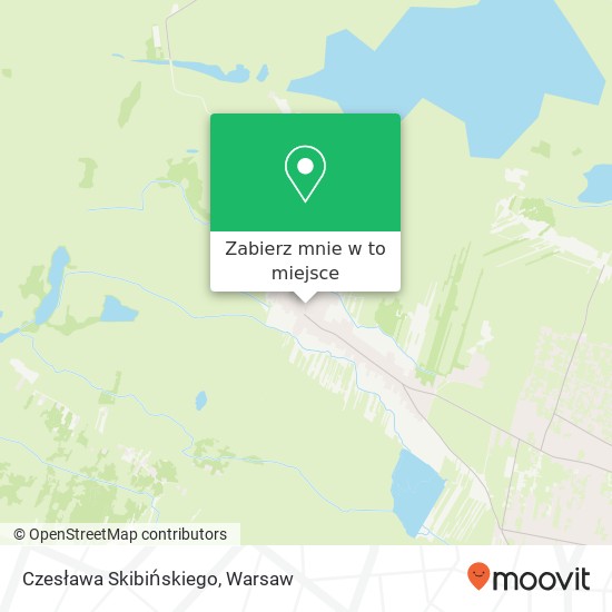 Mapa Czesława Skibińskiego